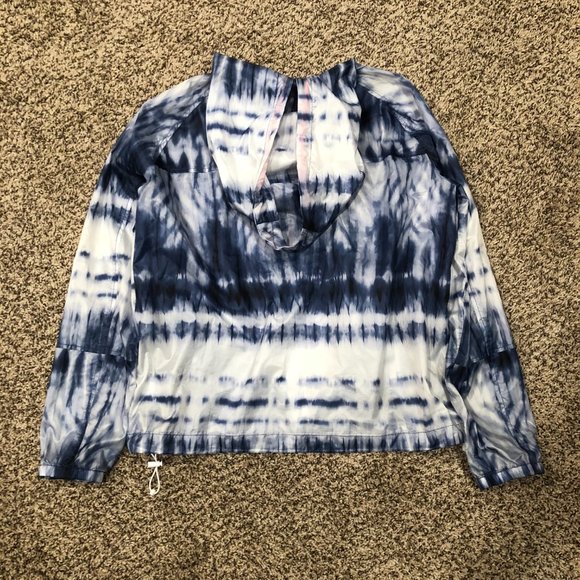 American Eagle blue tie-dye windbreaker - Picture 2 of 5